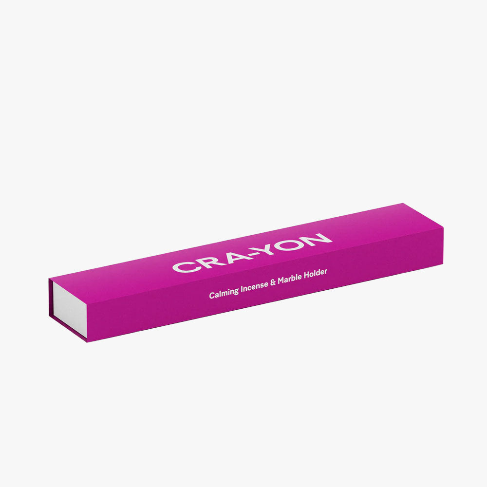 CRA-YON Calming Incense & Marble Holder