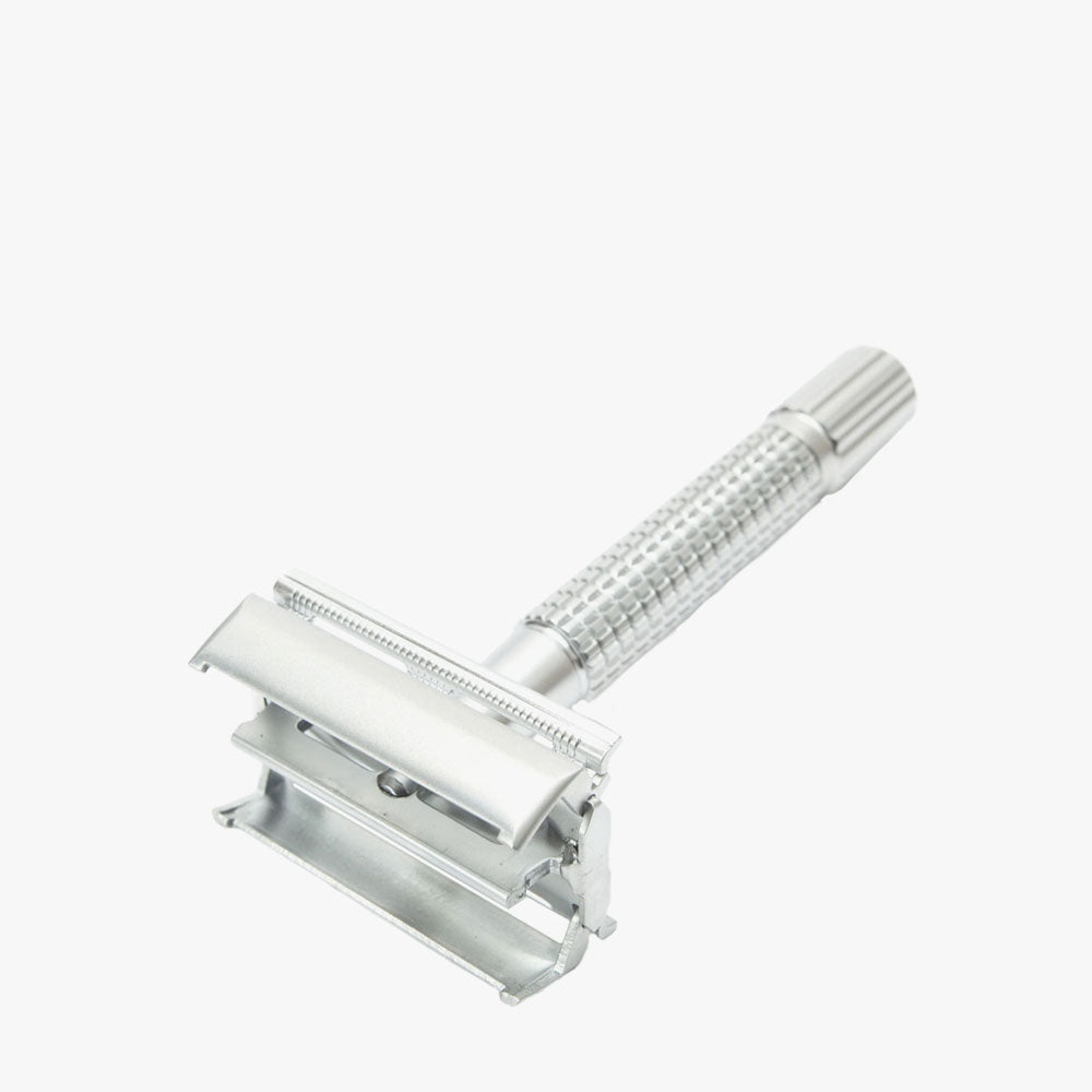 Giesen Forsthoff - Timor Butterfly razor with matte chrome finish 80 mm