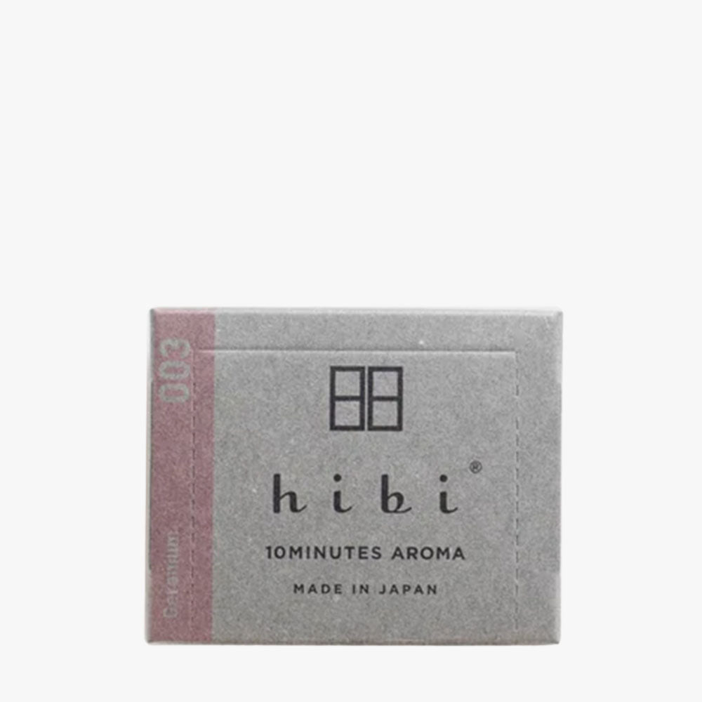 003 Geranium – 10 Minute Aroma – Regular Series – Large Box