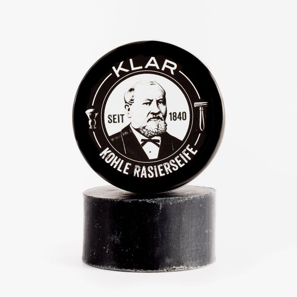 Klar Seifen Coal shaving soap (palm oil free)