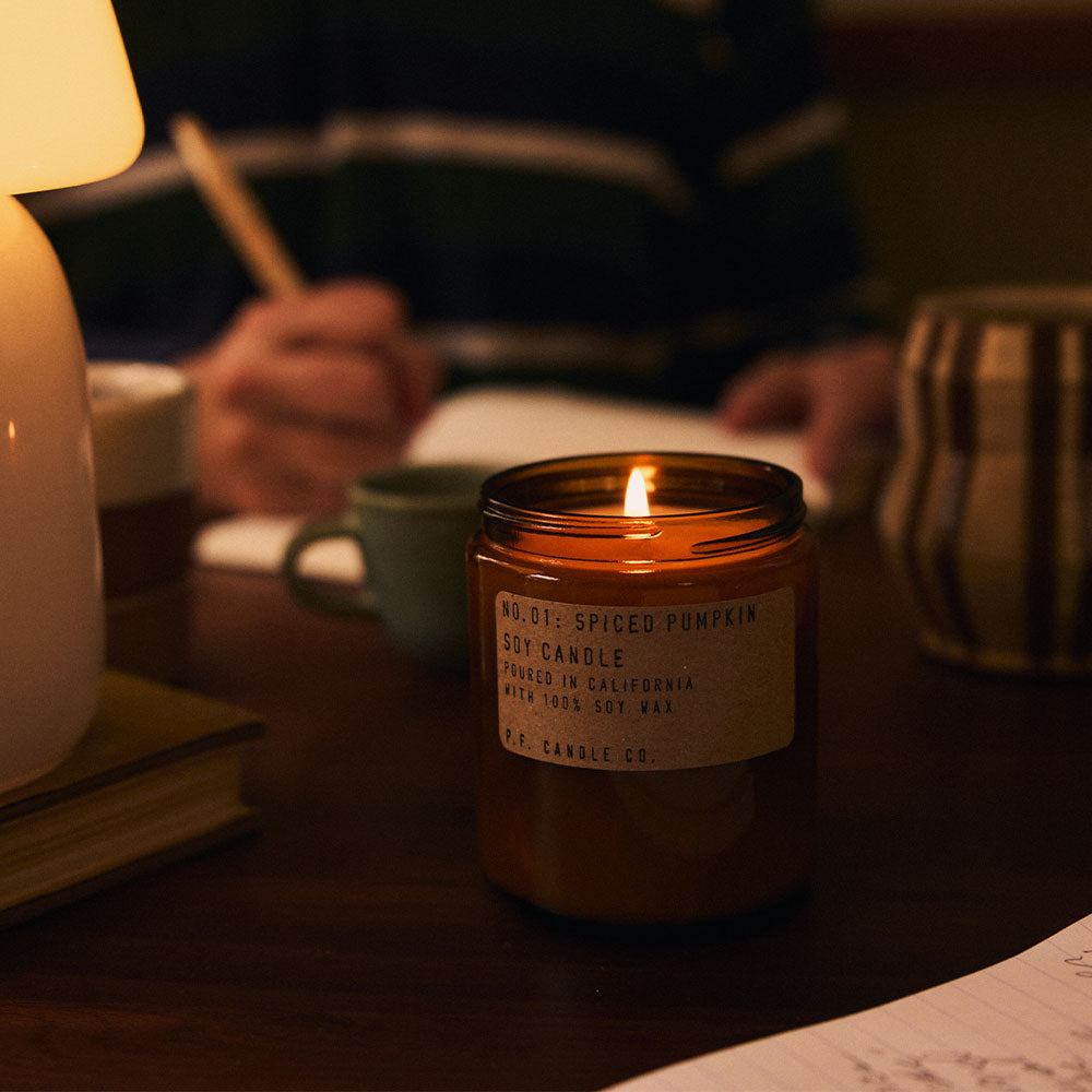 P.F. Candle Co. Spiced Pumpkin – Limited Soy Candle Standard Size