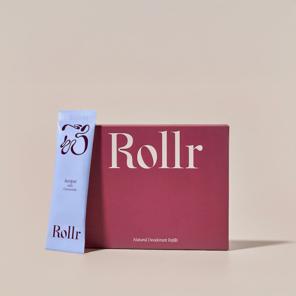 Rollr Deodorant Roll-on Refill – Vetiver & Lemon – 2 pcs.