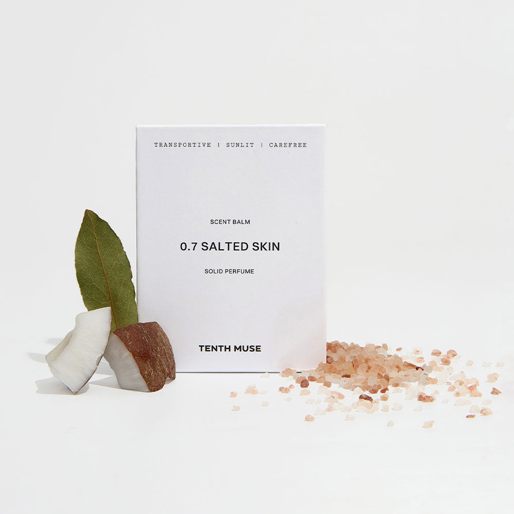 Tenth Muse Salted Skin – Solid Perfume Balm in der Duftnote Clean, Creamy