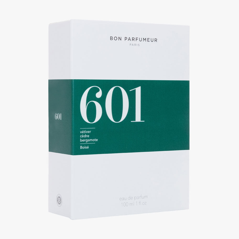Bon Parfumeur 601 Eau de Parfum – Vetiver, Cedar, Bergamot – 100ml von Nathalie Koobus in der Duftnote Woody-Citrus, Woody-Green
