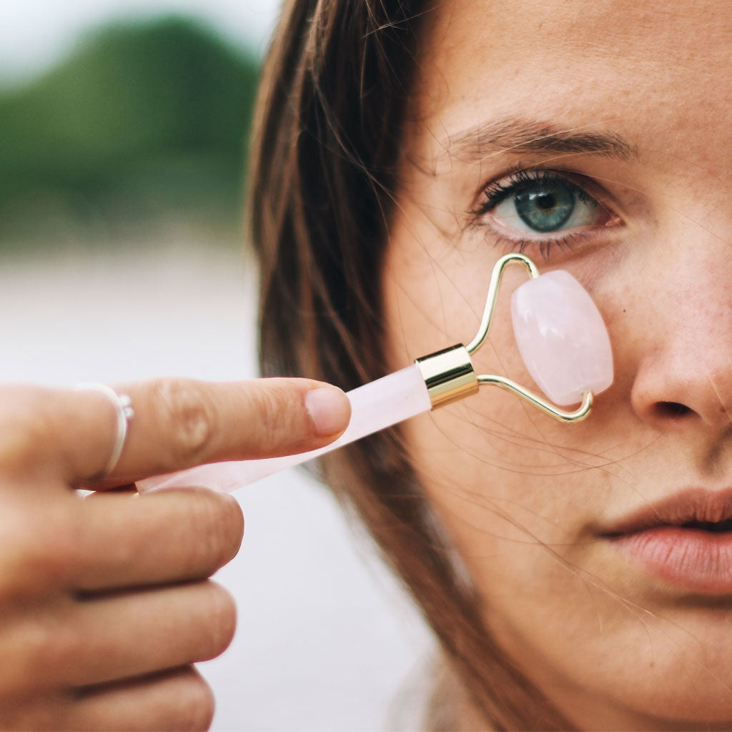 Woodberg Rose Quartz Facial Roller