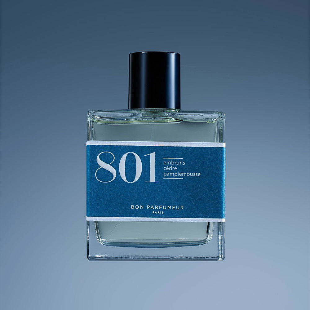 Bon Parfumeur 801 Eau de Parfum – Sea Spray, Cedar, Grapefruit – 30ml von Karine Dubreuil-Sereni in der Duftnote Citrusy, Aquatic