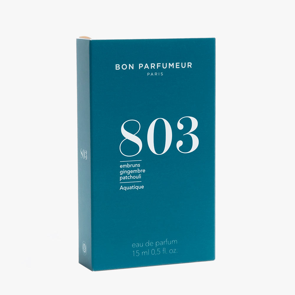 Bon Parfumeur 803 Eau de Parfum – Sea Spray, Ginger, Patchouli – 15ml von Paul Guerlain in der Duftnote Clean, Aquatic