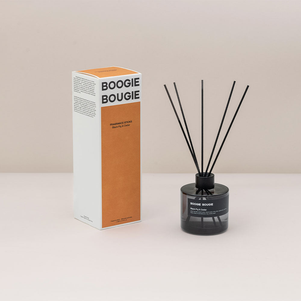 Boogie Bougie Black Fig & Cedar – Fragrance Sticks in der Duftnote Green, Woody, Fruity