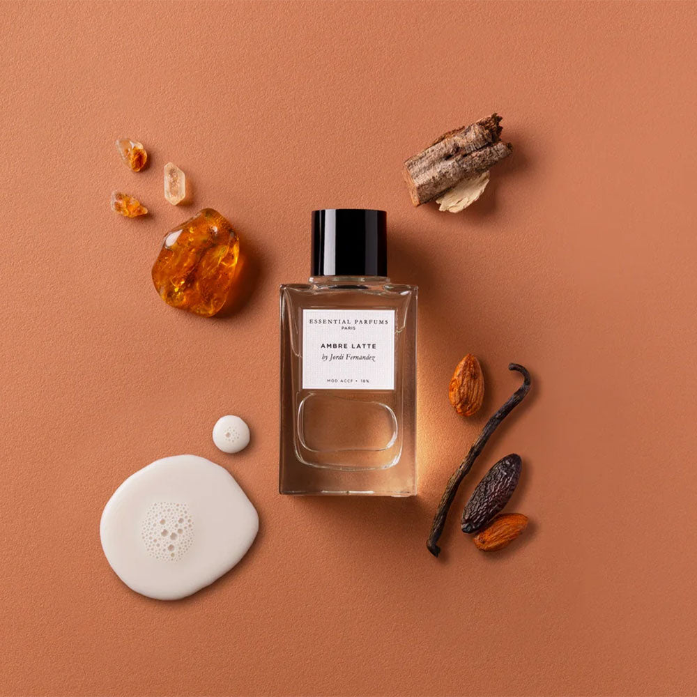 Essential Parfums Ambre Latte – Eau de Parfum – 100ml von Jordi Fernández in der Duftnote Gourmand, Woody, Creamy