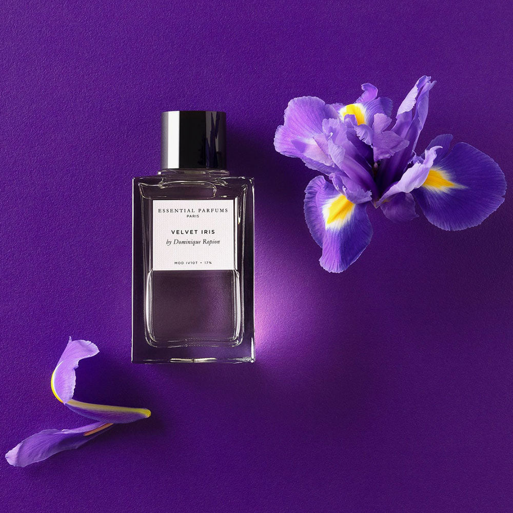 Essential Parfums Velvet Iris – Eau de Parfum – 100ml von Dominique Ropion in der Duftnote Powdery, Woody, Leathery