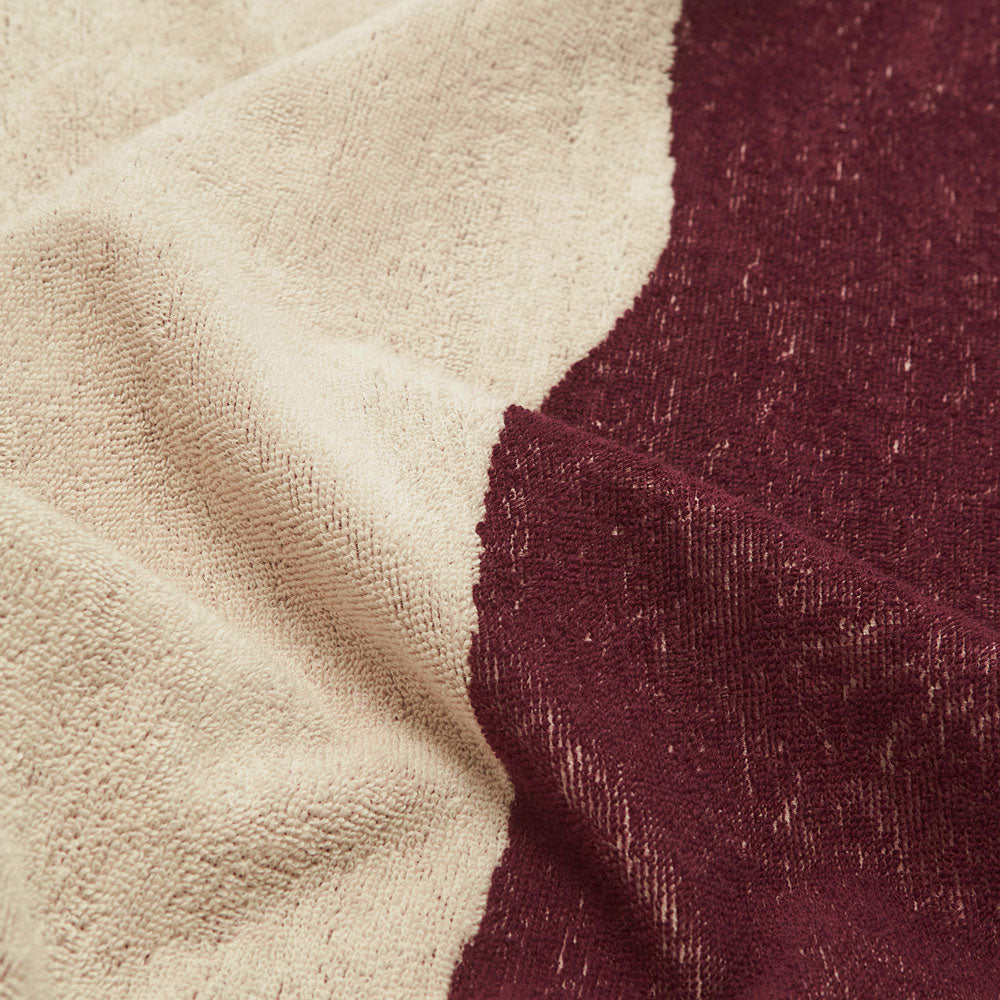 OAS Beach towel – Burgundy Bone