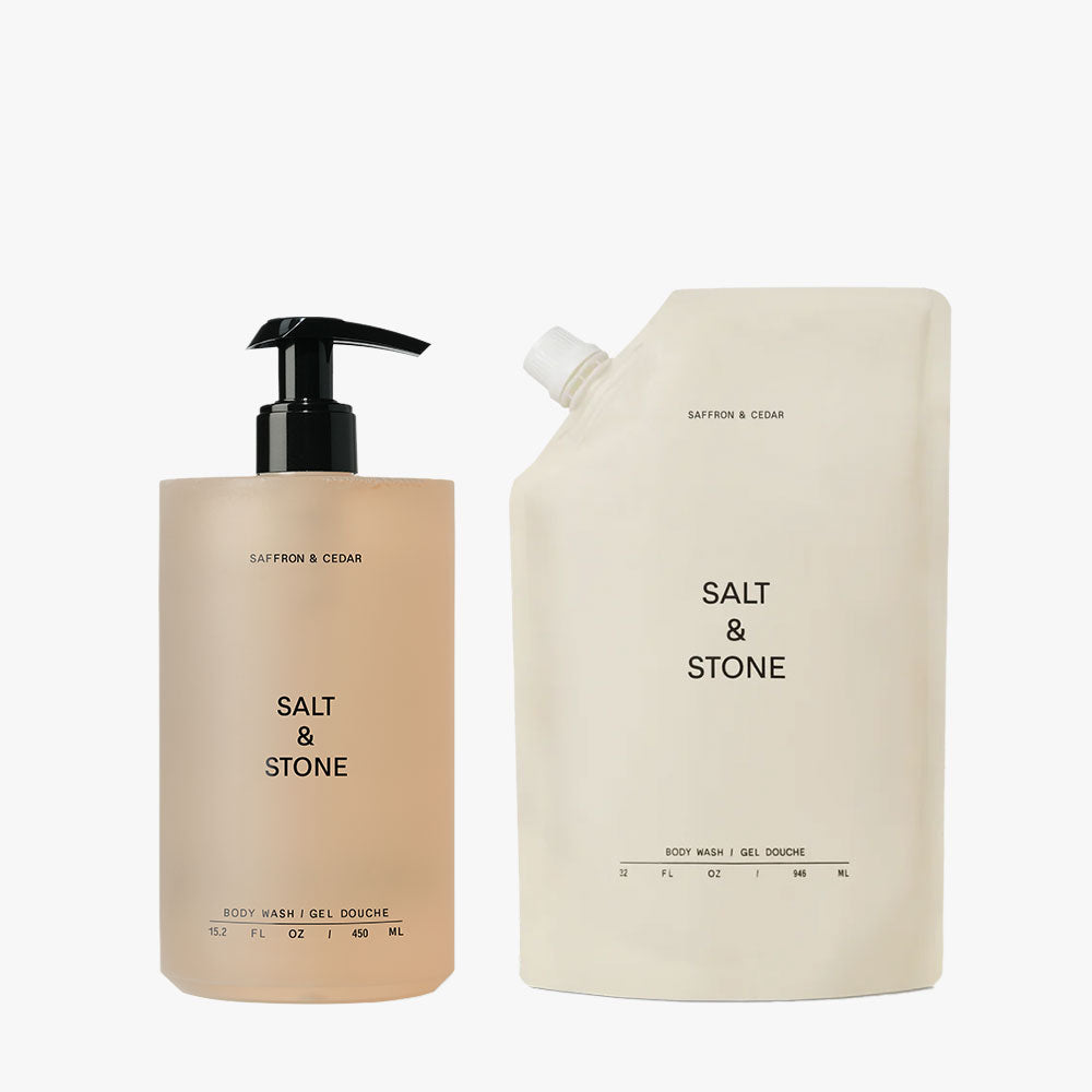 Body Wash Refill Bundle – Saffron & Cedar