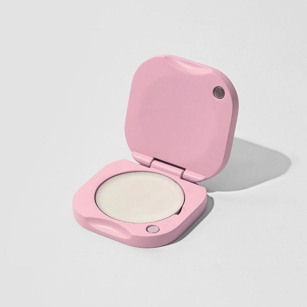 Refillable Vessel – Pink Suede